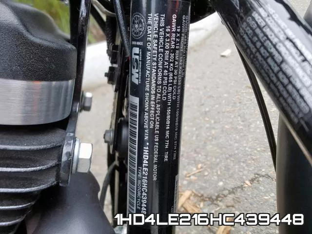 1HD4LE216HC439448 фото 2