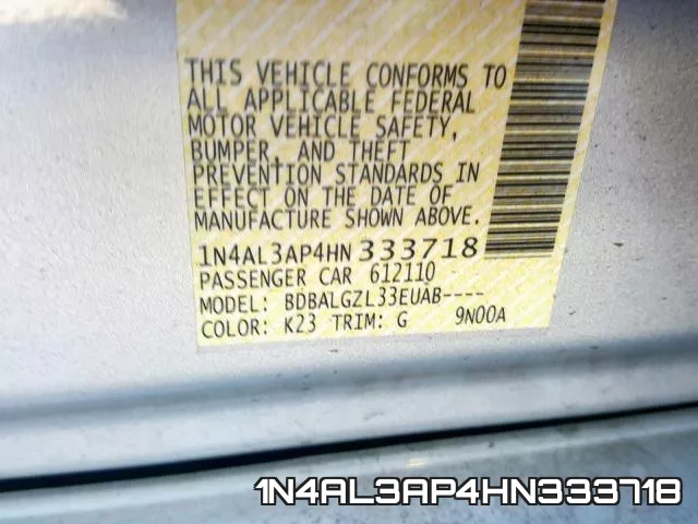 1N4AL3AP4HN333718 фото 2