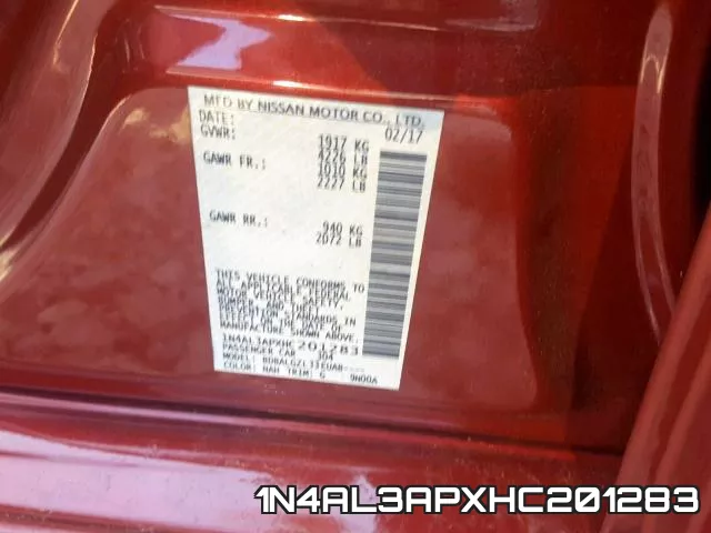 1N4AL3APXHC201283 фото 2
