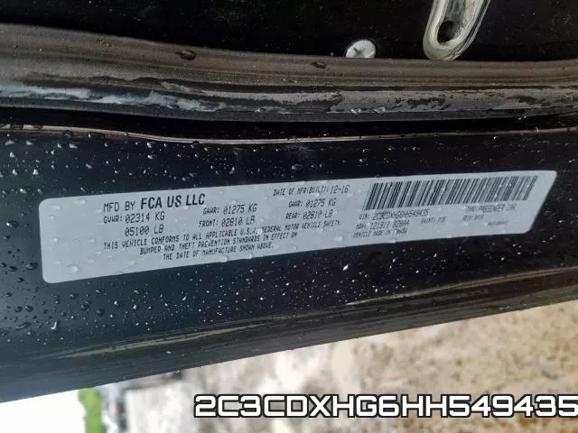 2C3CDXHG6HH549435 фото 2