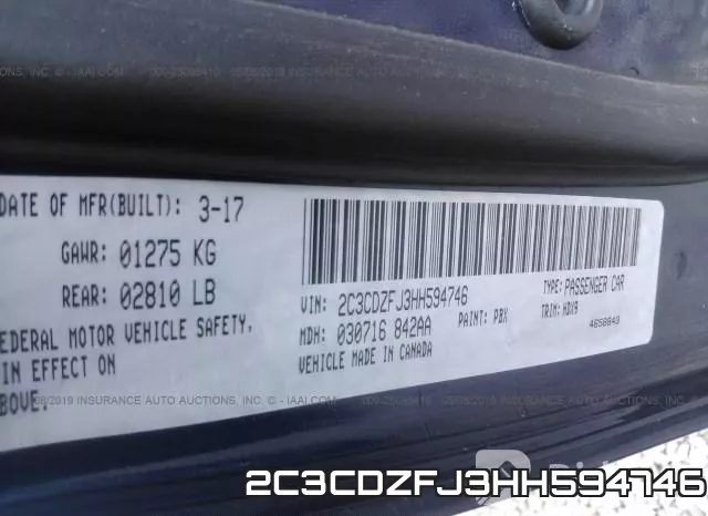 2C3CDZFJ3HH594746 фото 10