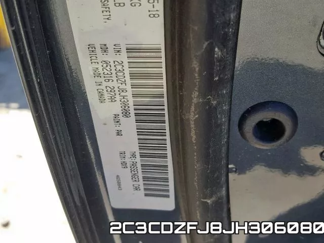 2C3CDZFJ8JH306080 фото 2