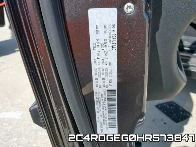 2C4RDGEG0HR573847 фото 2