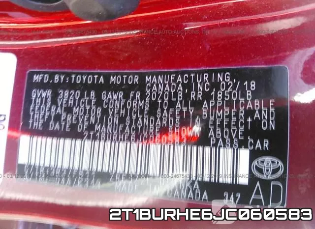 2T1BURHE6JC060583 фото 10