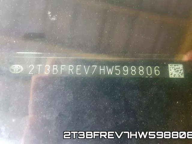 2T3BFREV7HW598806 фото 2