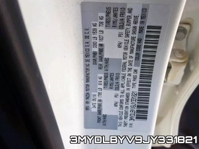 3MYDLBYV9JY331821 фото 2