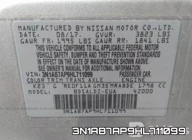 3N1AB7AP9HL711099 фото 10