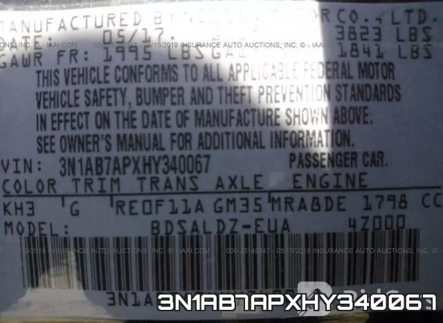 3N1AB7APXHY340067 фото 10