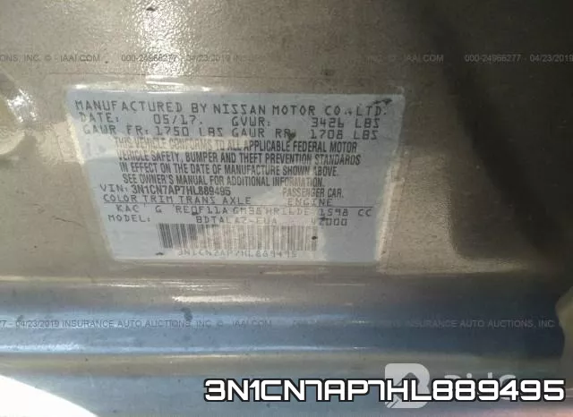 3N1CN7AP7HL889495 фото 10