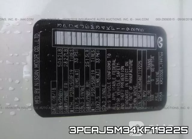 3PCAJ5M34KF119225 фото 10
