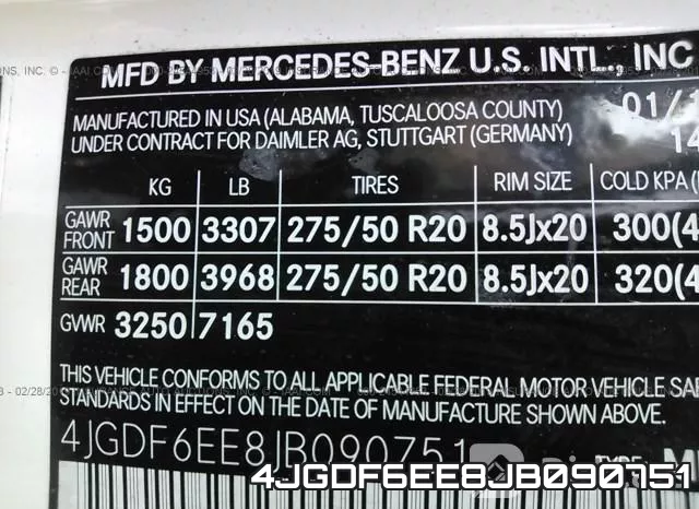 4JGDF6EE8JB090751 фото 10