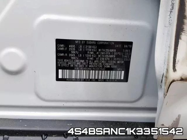 4S4BSANC1K3351542 фото 2