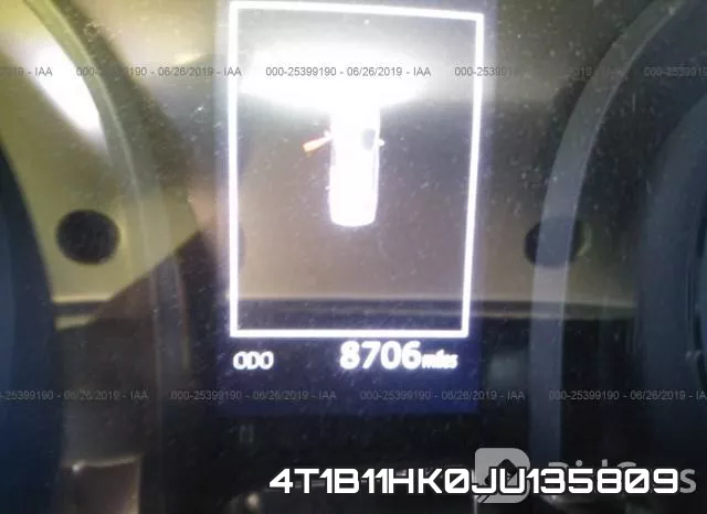 4T1B11HK0JU135809 фото 8