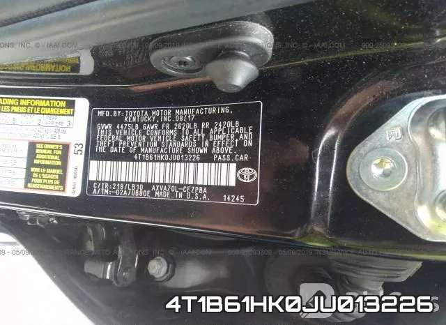 4T1B61HK0JU013226 фото 10