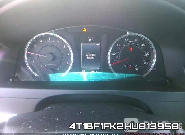 4T1BF1FK2HU813958 фото 8