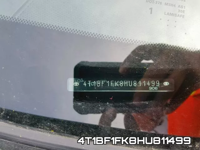 4T1BF1FK8HU811499 фото 2