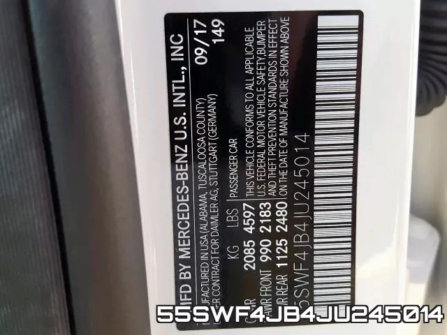 55SWF4JB4JU245014 фото 2