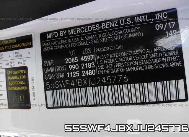 55SWF4JBXJU245776 фото 10