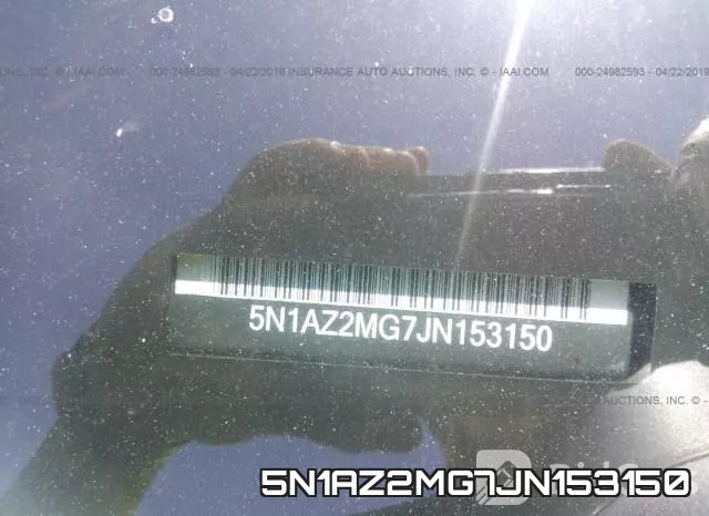 5N1AZ2MG7JN153150 фото 10