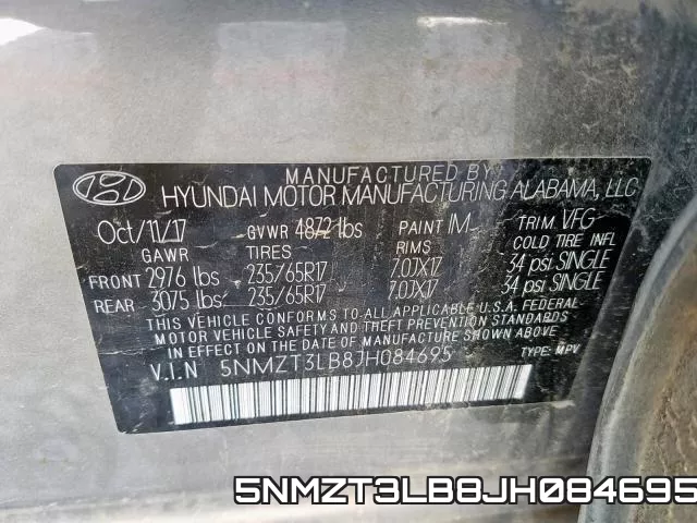 5NMZT3LB8JH084695 фото 2