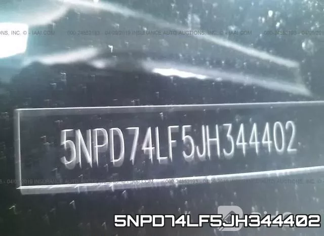 5NPD74LF5JH344402 фото 10