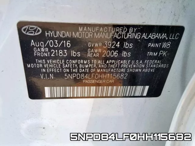 5NPD84LF0HH115682 фото 2