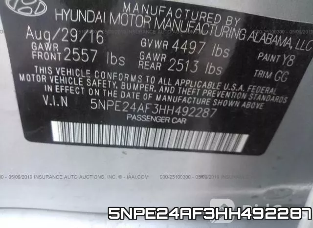 5NPE24AF3HH492287 фото 10