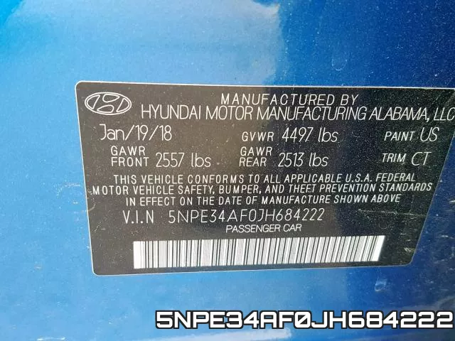 5NPE34AF0JH684222 фото 2