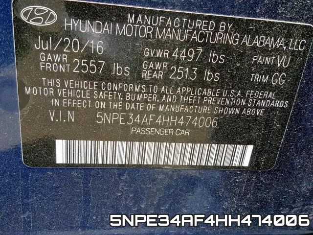 5NPE34AF4HH474006 фото 2