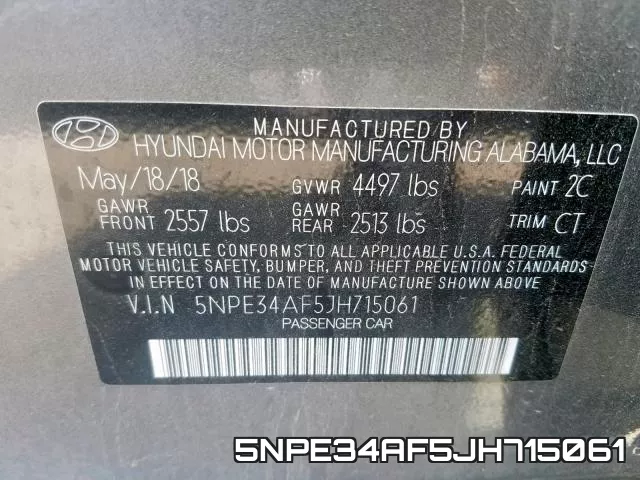 5NPE34AF5JH715061 фото 2