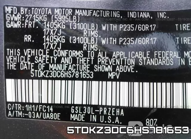 5TDKZ3DC6HS781653 фото 10