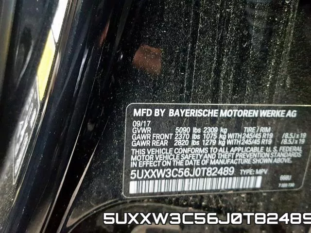5UXXW3C56J0T82489 фото 2