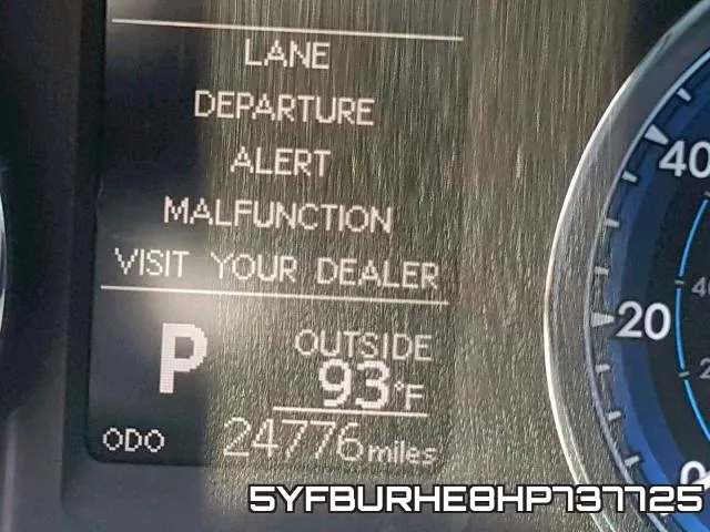 5YFBURHE8HP737725 фото 9