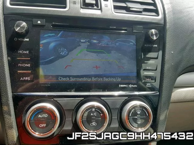 JF2SJAGC9HH475432 фото 9