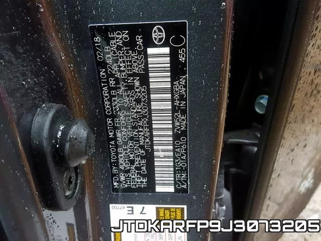 JTDKARFP9J3073205 фото 2