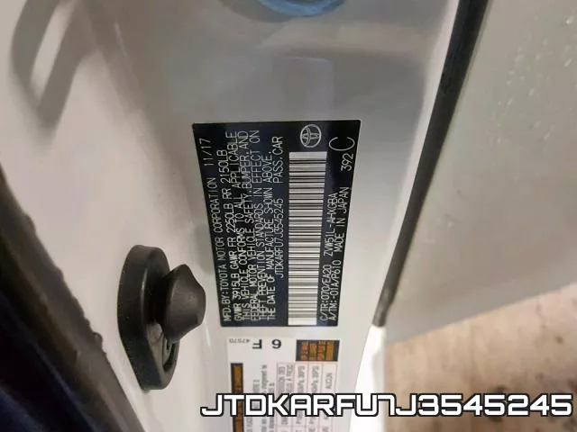 JTDKARFU7J3545245 фото 2