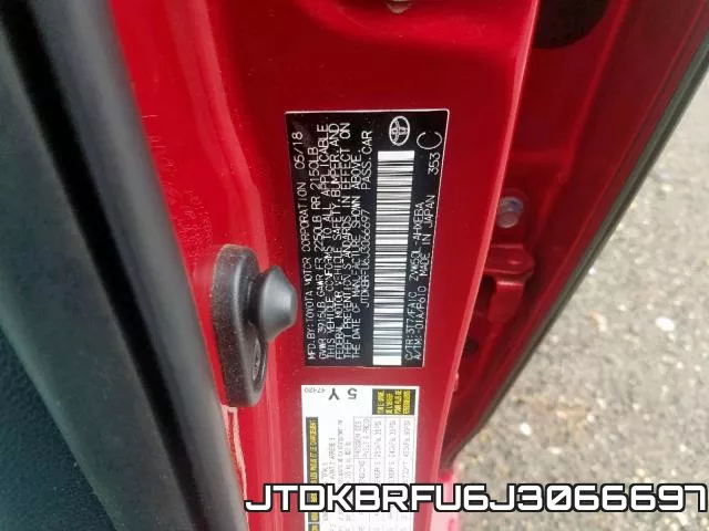 JTDKBRFU6J3066697 фото 2