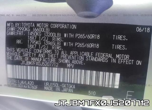 JTJBM7FX0J5207712 фото 10