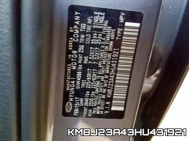 KM8J23A43HU431921 фото 2