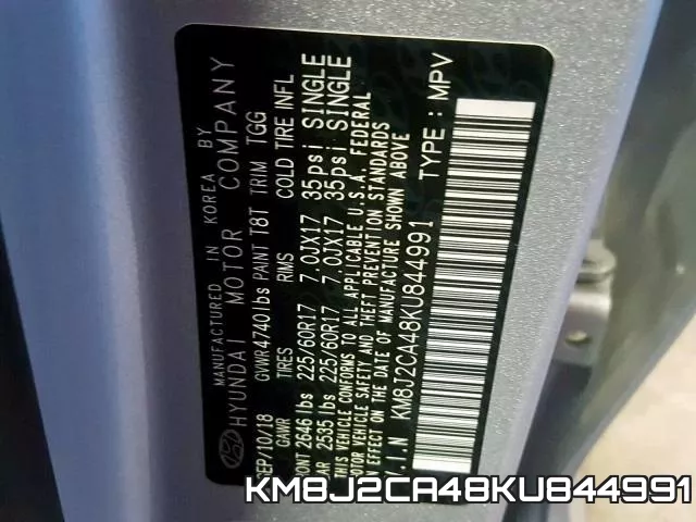 KM8J2CA48KU844991 фото 2