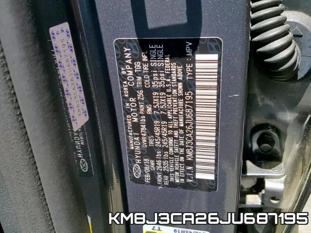 KM8J3CA26JU687195 фото 2