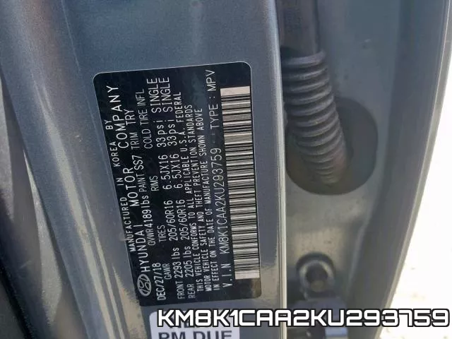 KM8K1CAA2KU293759 фото 2