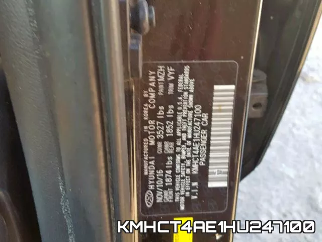 KMHCT4AE1HU247100 фото 2