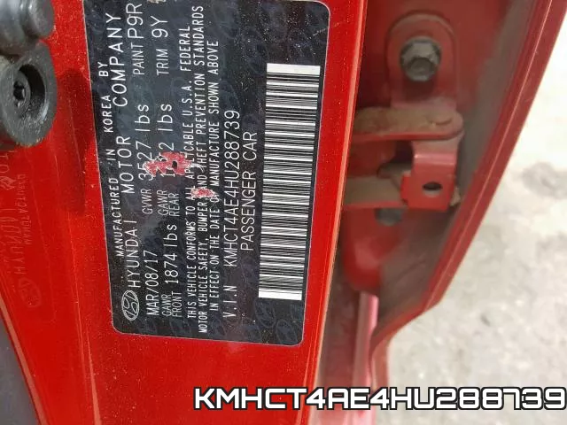 KMHCT4AE4HU288739 фото 2