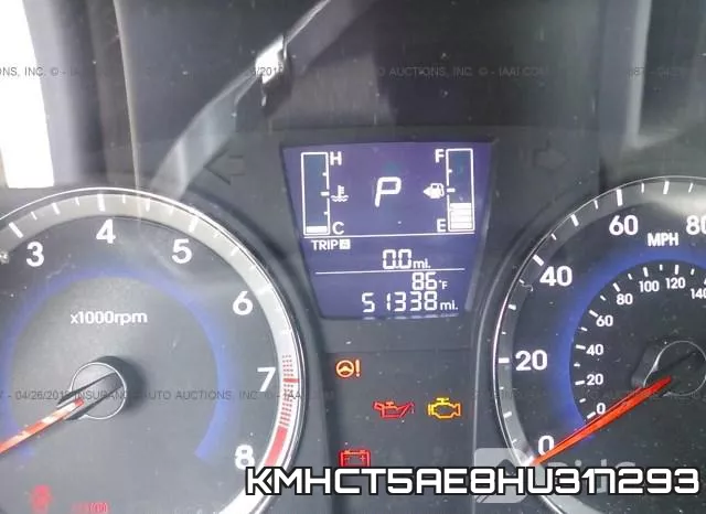 KMHCT5AE8HU317293 фото 8
