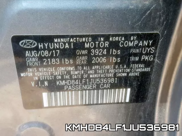 KMHD84LF1JU536981 фото 2