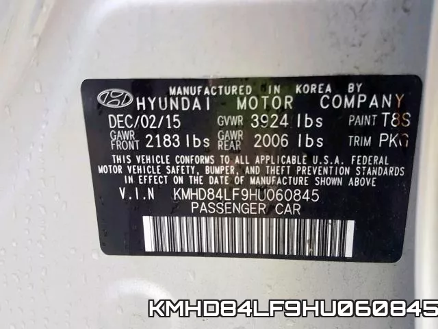 KMHD84LF9HU060845 фото 2