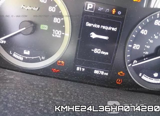 KMHE24L36HA074280 фото 8