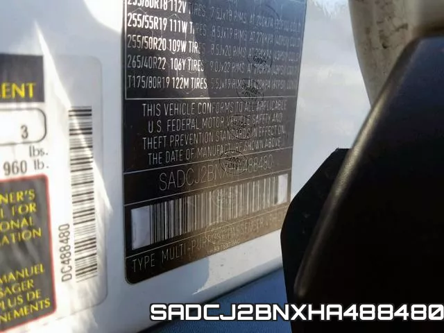 SADCJ2BNXHA488480 фото 2