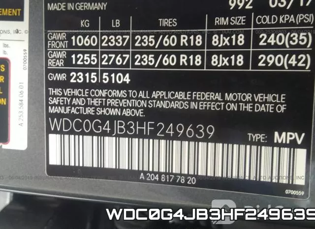 WDC0G4JB3HF249639 фото 10